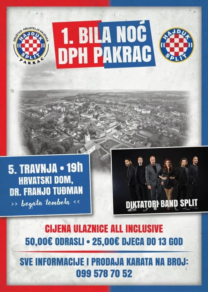 DPH Pakrac: Ulaznice za Bilu noć prodaju se neočekivano brzo