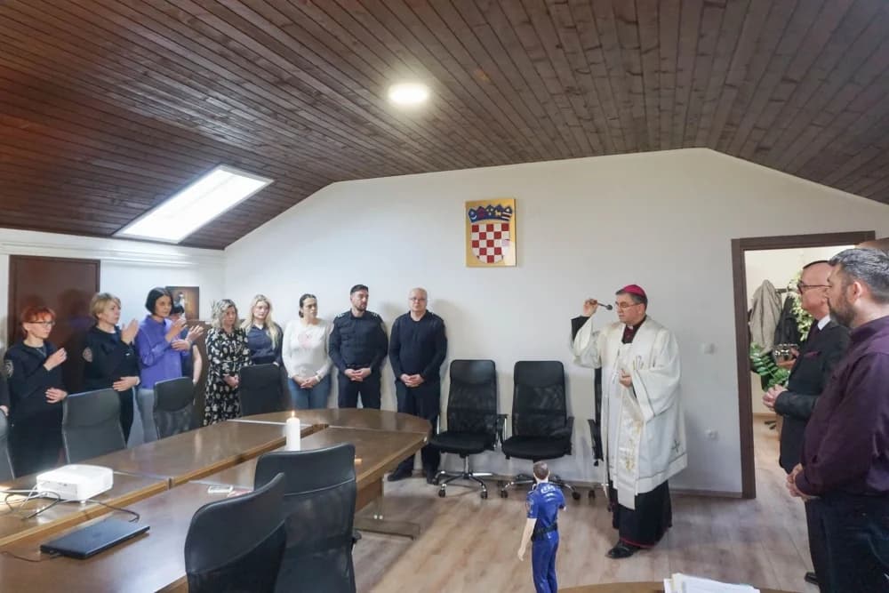 Blagoslov zatvorenika i djelatnika Istražnog zatvora u Požegi