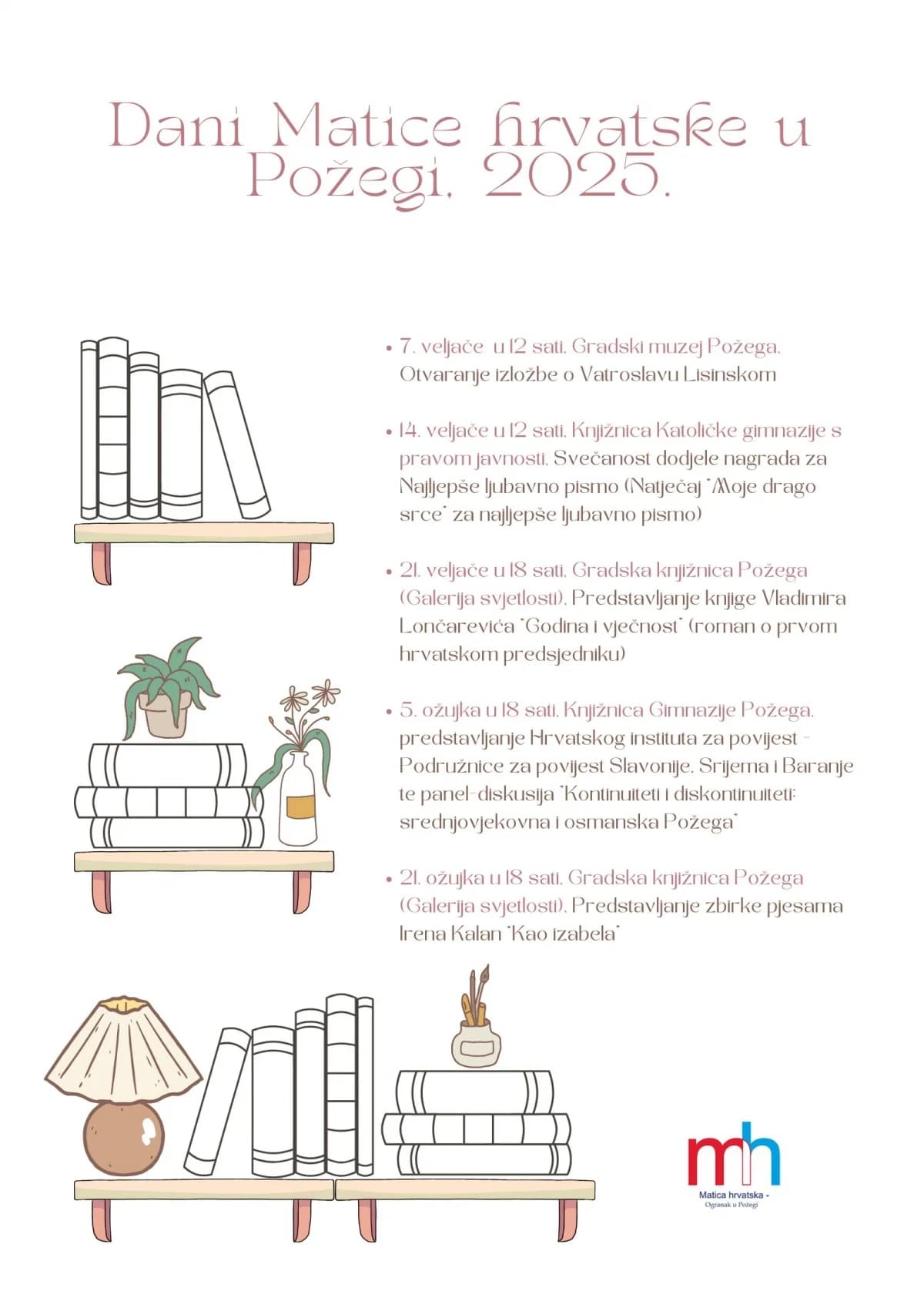 Počinju Dani Matice hrvatske u Požegi
