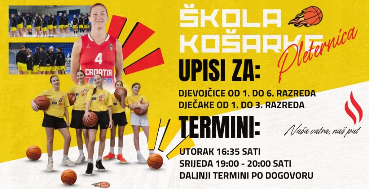 Sutra počinje škola košarke u Pleternici