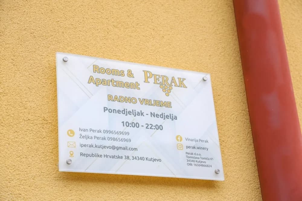 Rooms & Apartment Perak: Obiteljski smještaj u srcu Kutjeva koji spaja tradiciju i moderni pristup