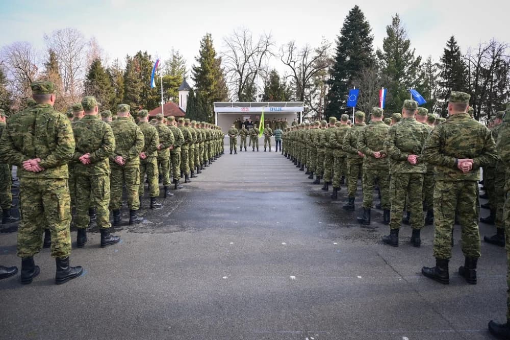 289 dragovoljnih ročnika prisegnulo Domovini: Čast je biti u Hrvatskoj vojsci