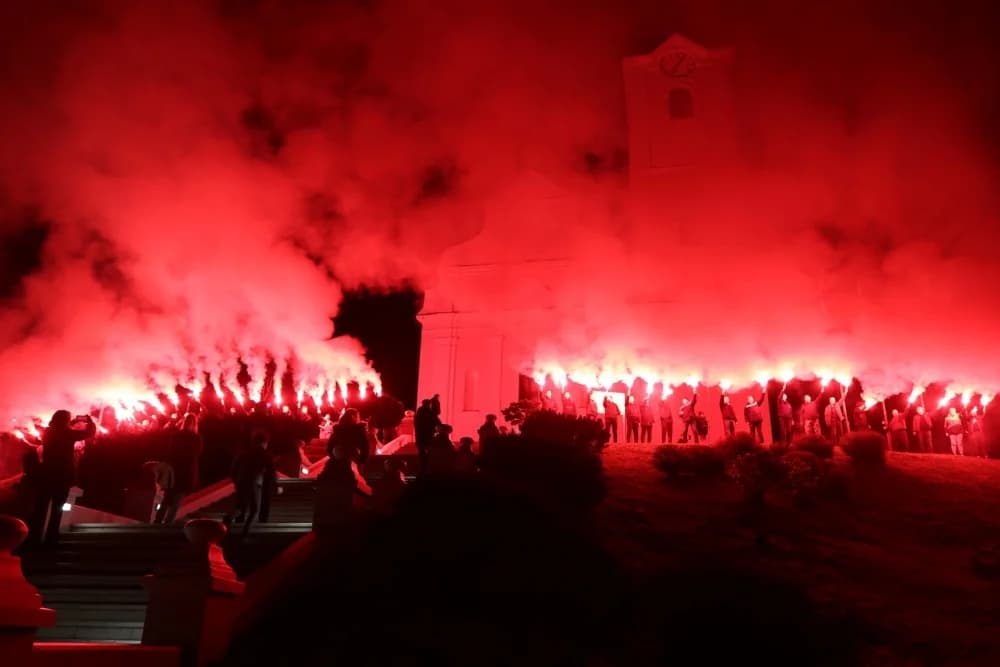 Obilježavanje početka Domovinskog rata: Zapaljene 34 baklje pobjede