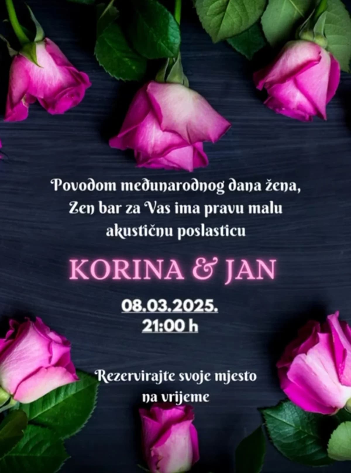 Vikend u Zen baru: Vrhunska vina vinarije Kaptol i akustična poslastica za Dan žena