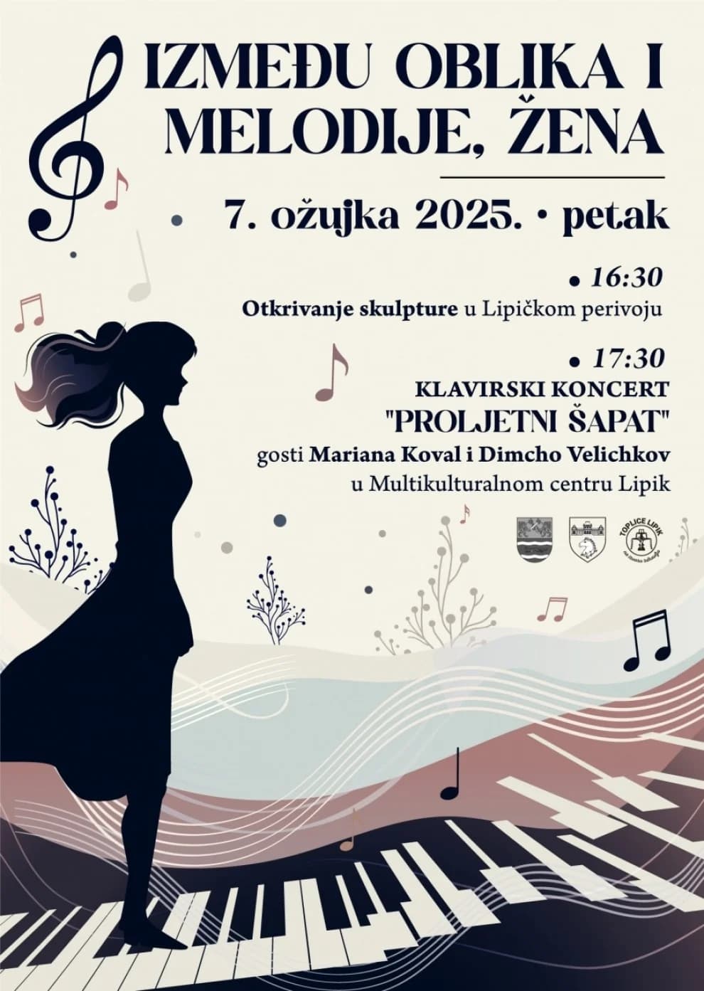 Otkrivanje skulpture i klavirski koncert u čast ženama