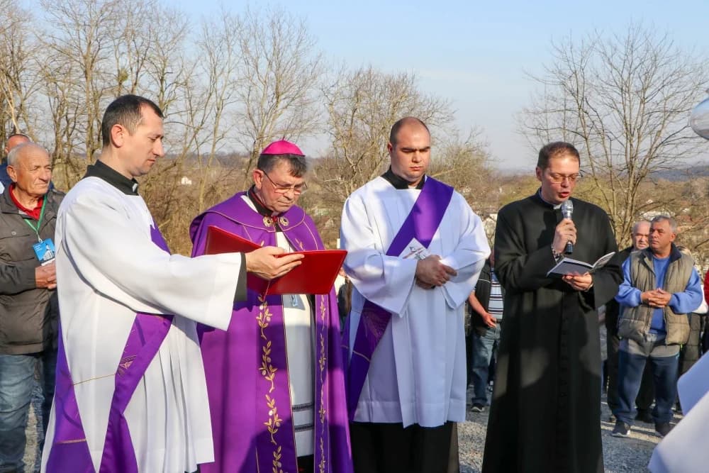 Blagoslov novouređene voćinske Kalvarije