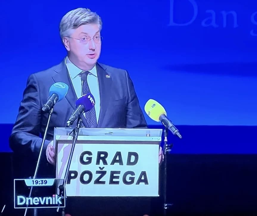 Plenković u Požegi najavio izgradnju brze ceste