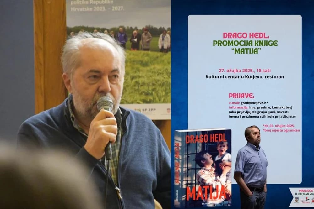 Prijave – Promocija knjige “Matija” Drage Hedla u Kutjevu