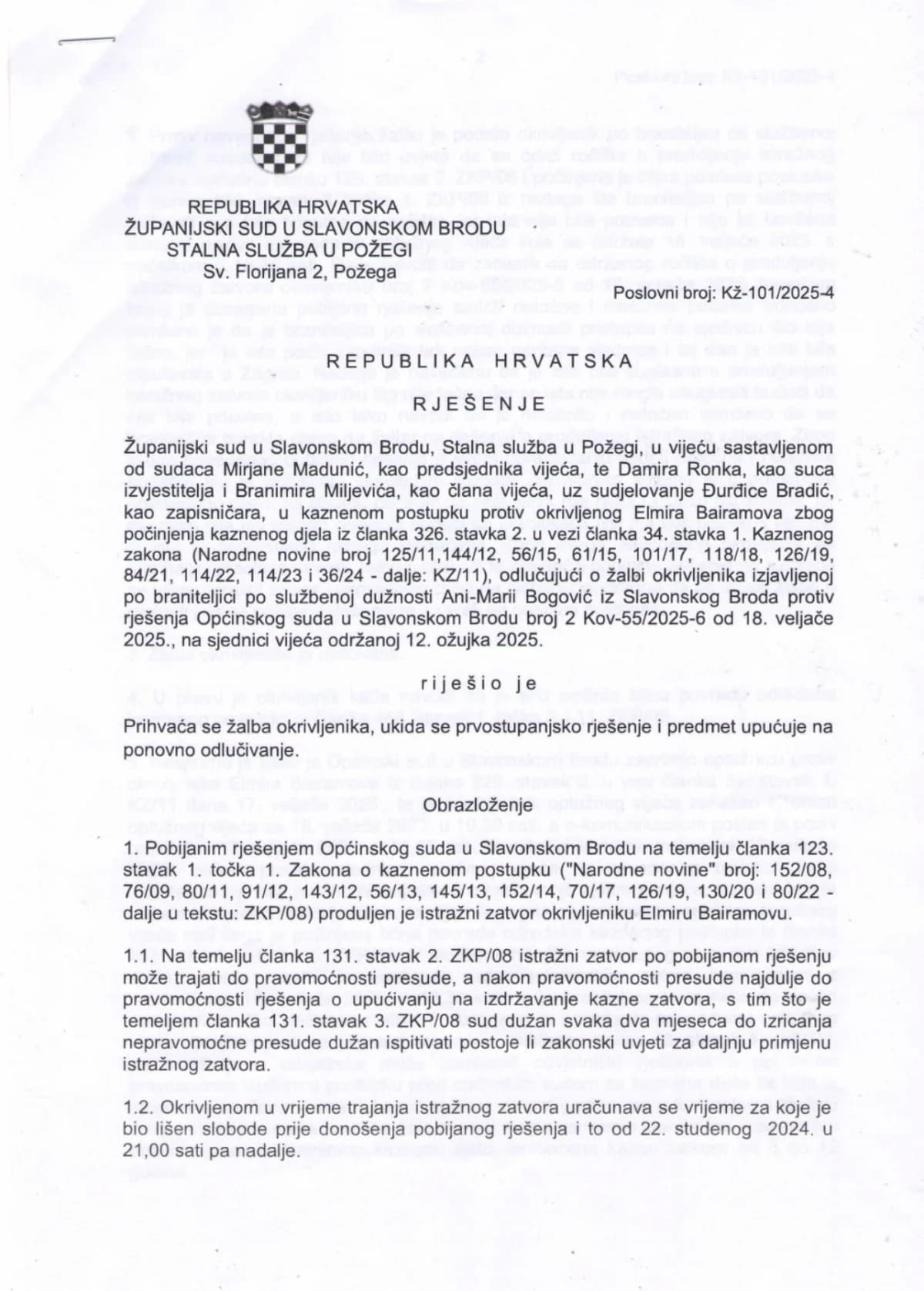 Skandal u Slavoniji: općinski sudac mimo zakona čovjeka ostavio u pritvoru? Odvjetnica spominje falsifikat, DORH provodi izvide