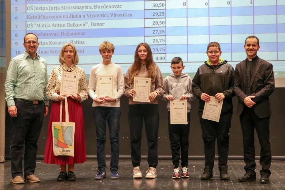 Vjeronaučno natjecanje učenika osnovnih i srednjih škola Požeške biskupije