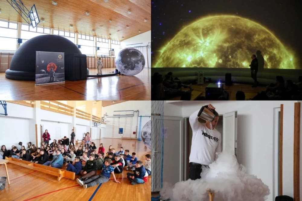 Foto: Planetarij Odiseja gostovao u OŠ Zdenka Turkovića