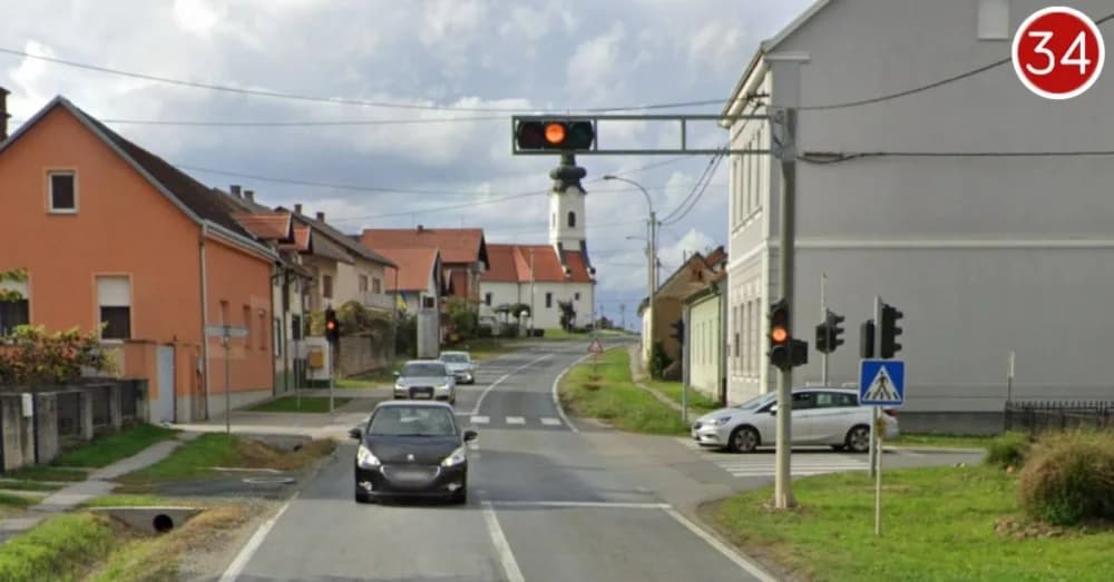 U Kuzmici prošao kroz crveno svjetlo i skrivio prometnu nesreću s materijalnom štetom