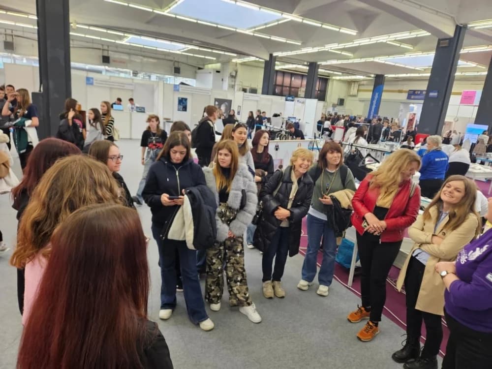Učenice i nastavnice iz Italije u mobilnosti u Obrtničkoj školi