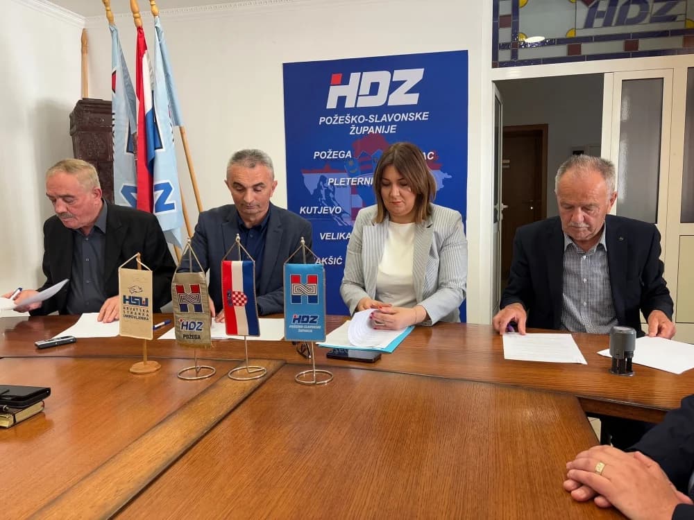 Potpisana predizborna koalicija: HDZ nastavio suradnju s HSU-om