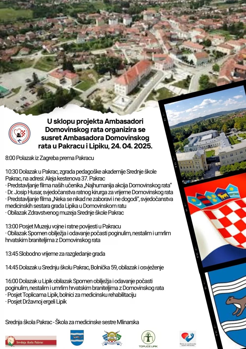 Susret u Pakracu i Lipiku: Zagrebački učenici posjetili pakračke u sklopu edukativnog projekta
