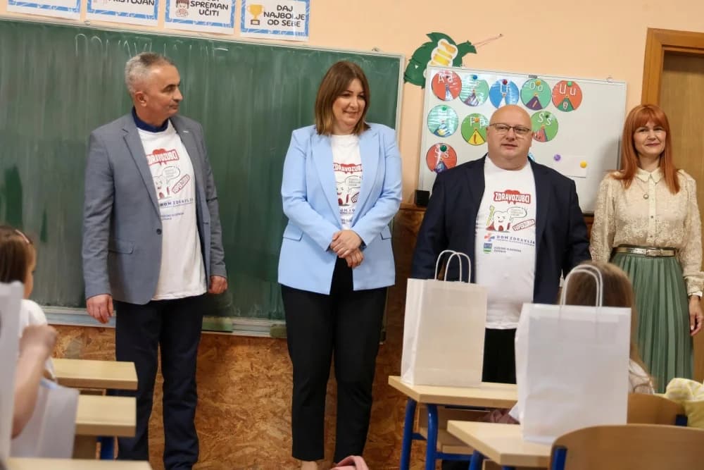 Zdravozubci i ove godine brinu o osmijesima prvašića diljem županije