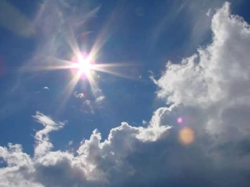 Vrijeme danas uglavnom sunčano, mogući povremeni lokalni pljuskovi