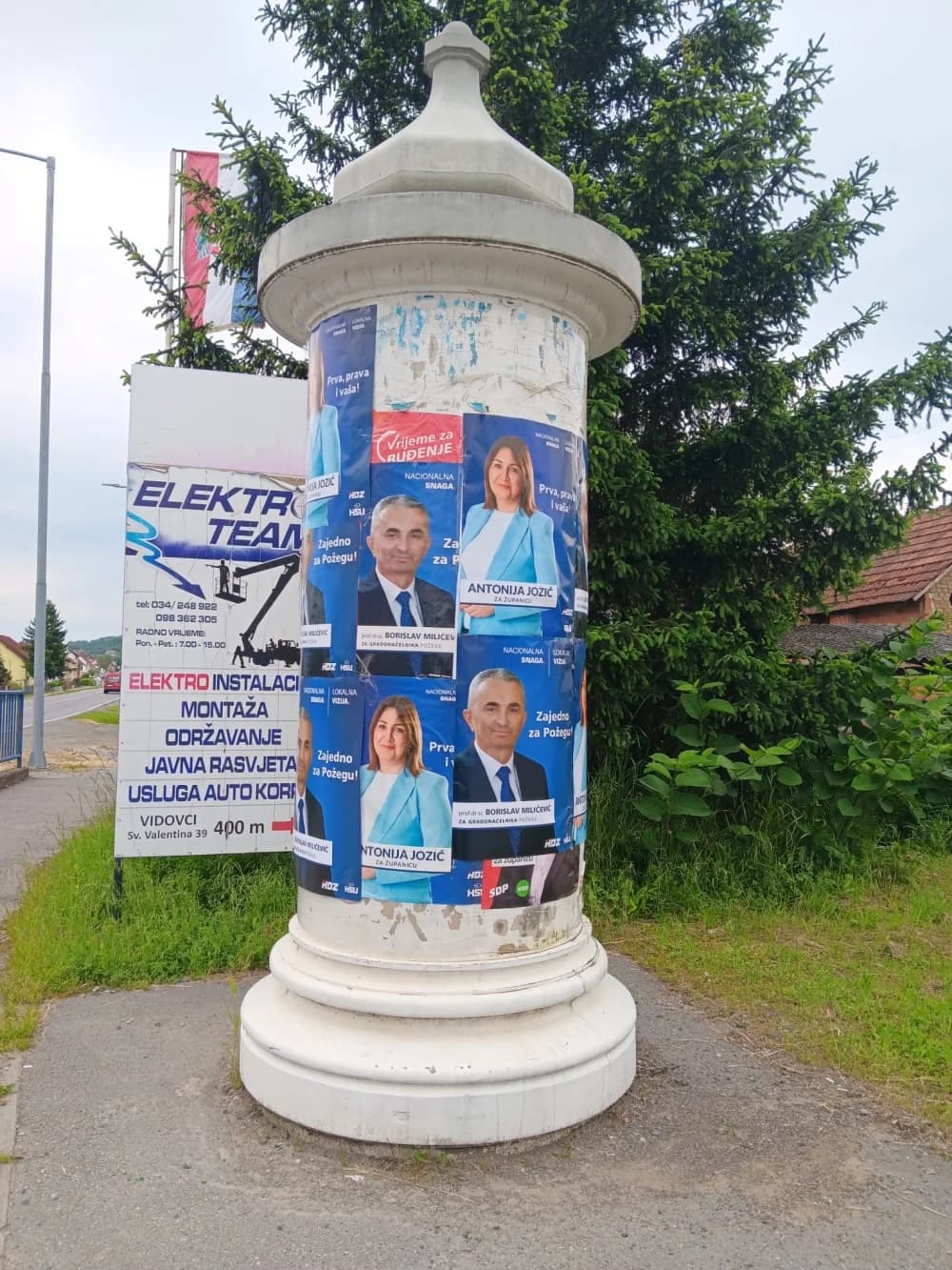 HDZ-ova ofenziva plakatima: Pokidali i prelijepili sve oporbene plakate