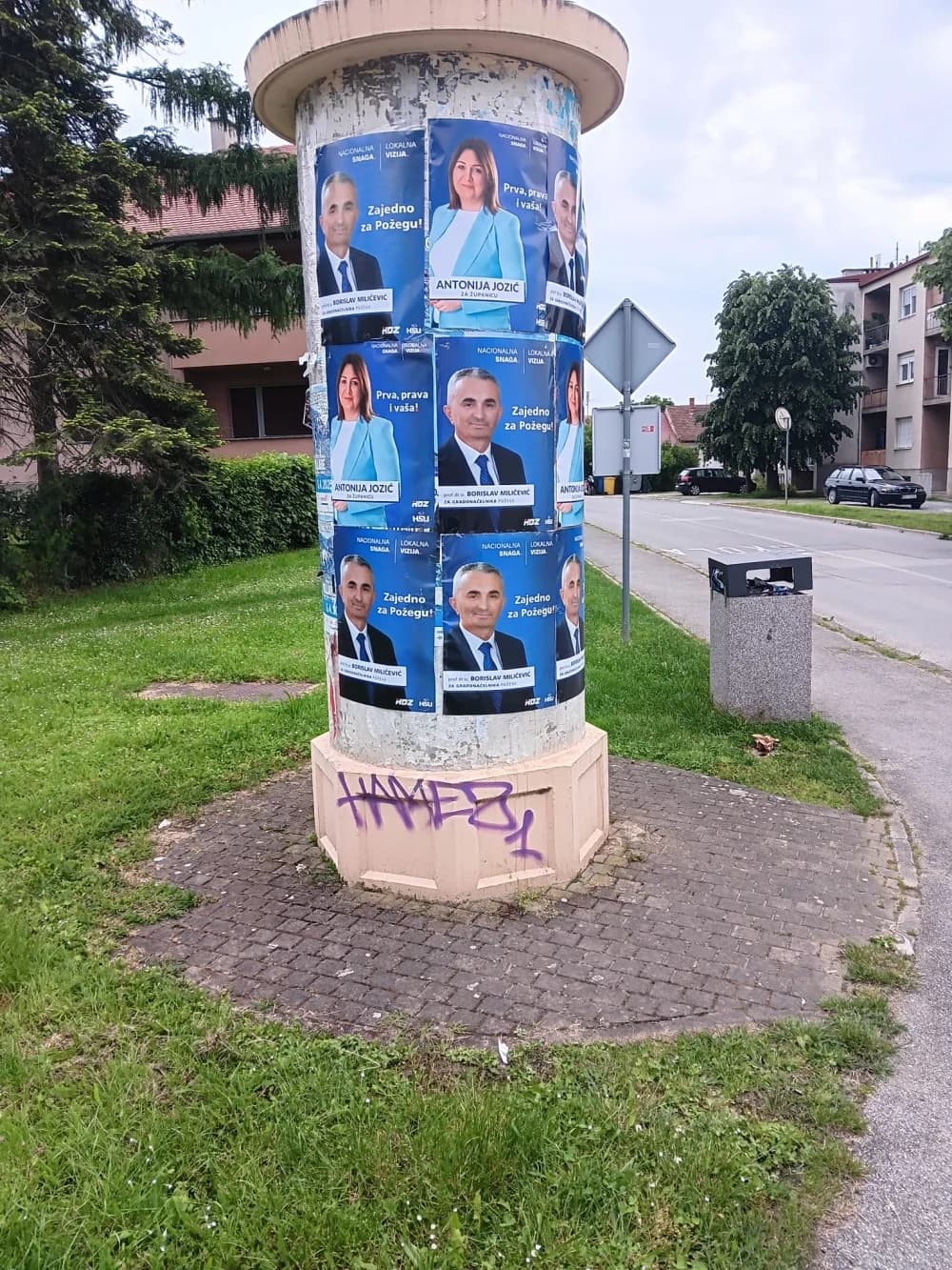 HDZ-ova ofenziva plakatima: Pokidali i prelijepili sve oporbene plakate
