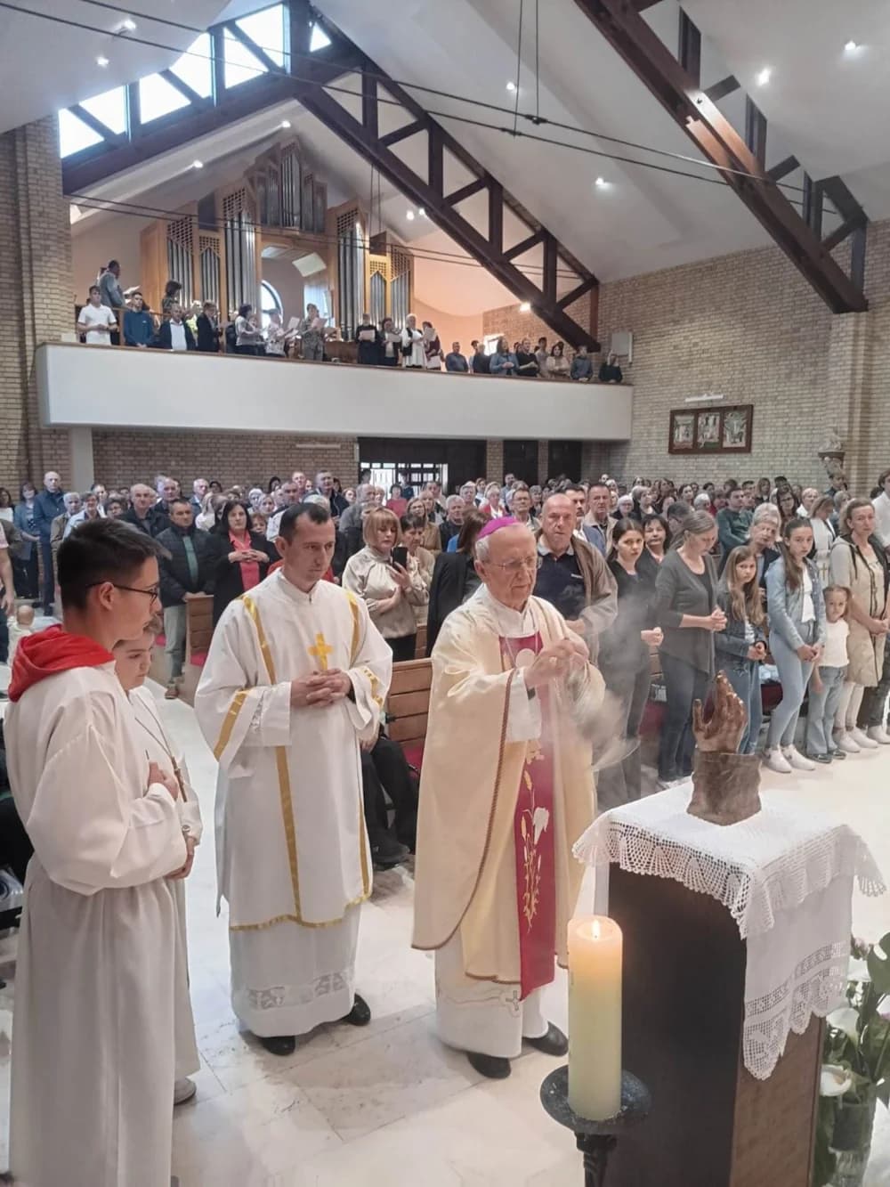 Blagoslov relikvije sv. Leopolda Mandića u Požegi