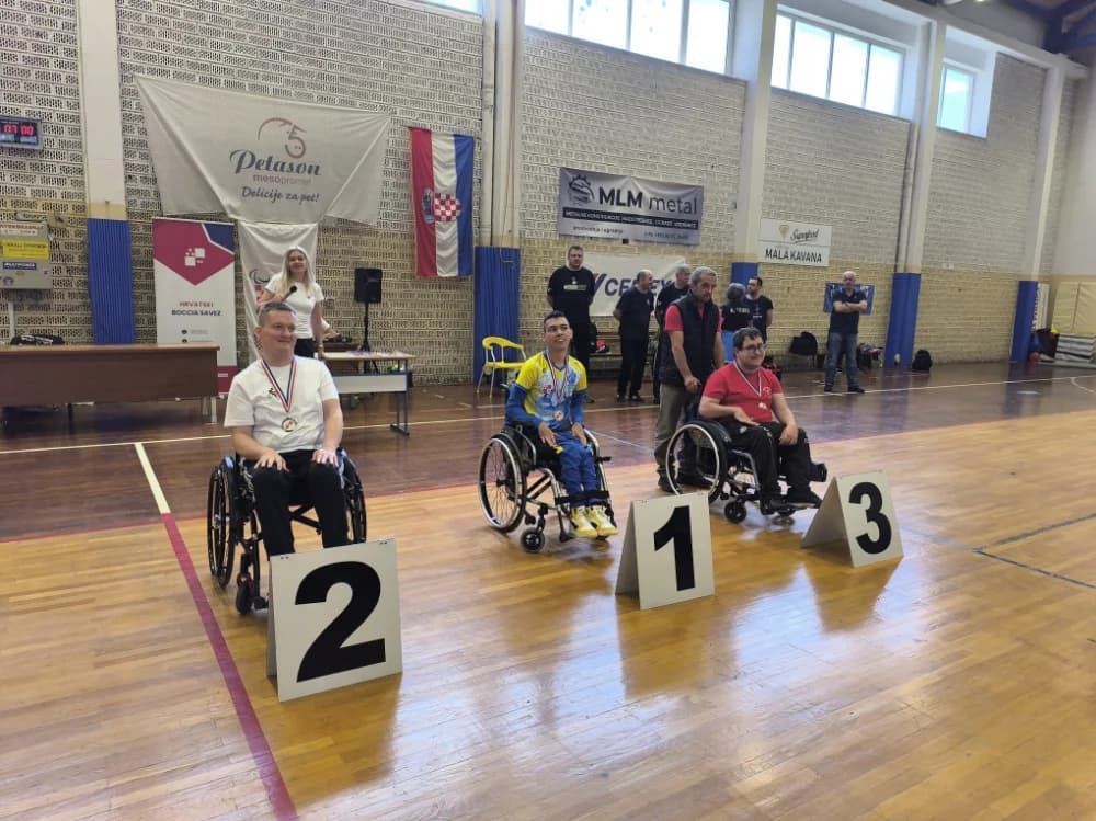 Parasportski Boccia klub ’Nada’ Požega ponovno uspješan u Splitu: Matej Pernar osvojio srebro!