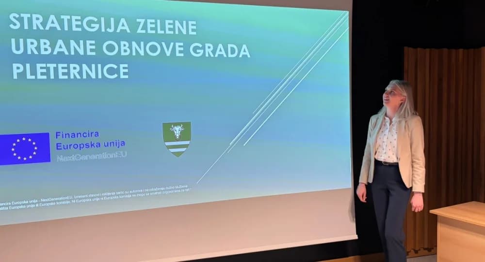 Strategija zelene urbane obnove Grada Pleternice: „Želimo naš Grad učiniti ugodnijim za život“