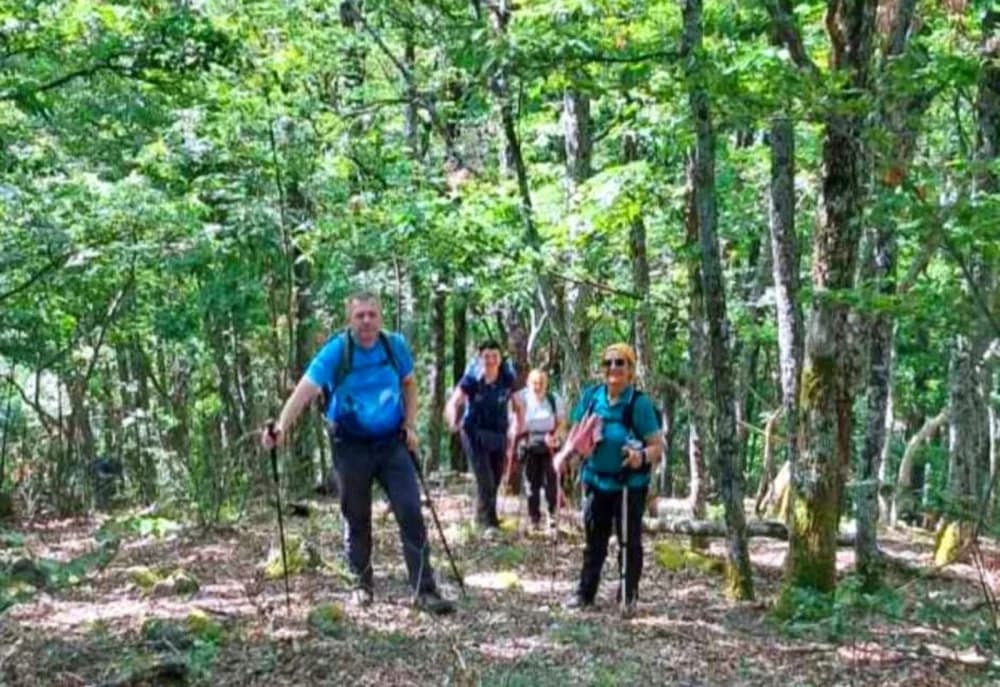 Planinarke i planinari HPD Sokolovca hodali su neoznačenim putovima Papuka u društvu raznovrsne divljači!