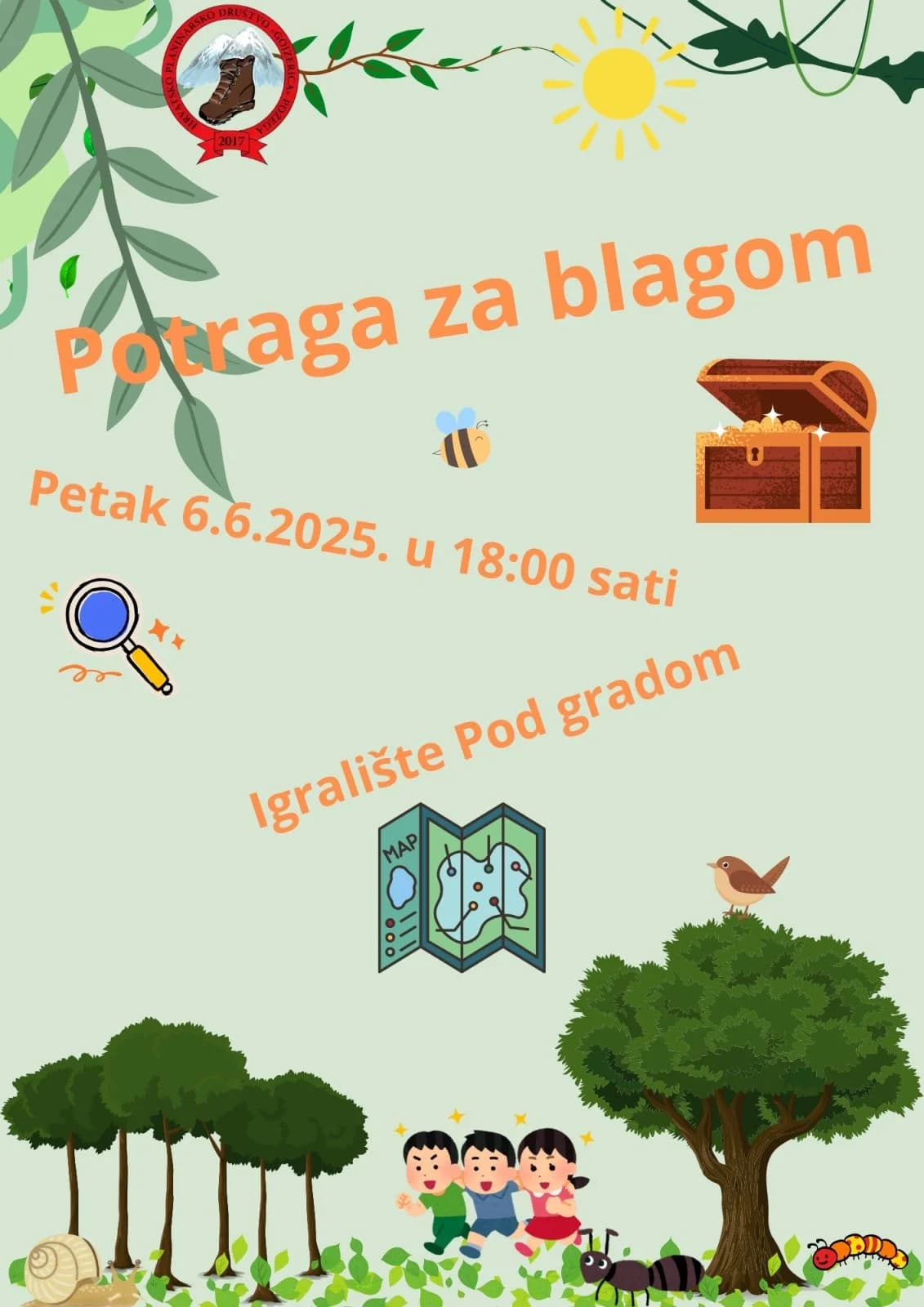 HPD Gojzerica u petak održala tradicionalnu Potragu za blagom