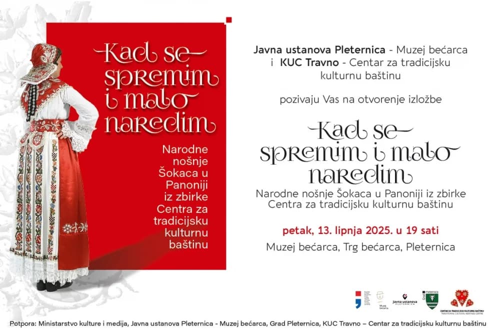 Izložba narodnih nošnji Šokaca u Muzeju bećarca: Spoj tradicije, ljepote i zajedništva