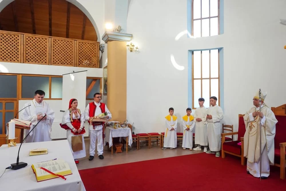 Krštenje petog djeteta roditelja Jaković u Đulovcu