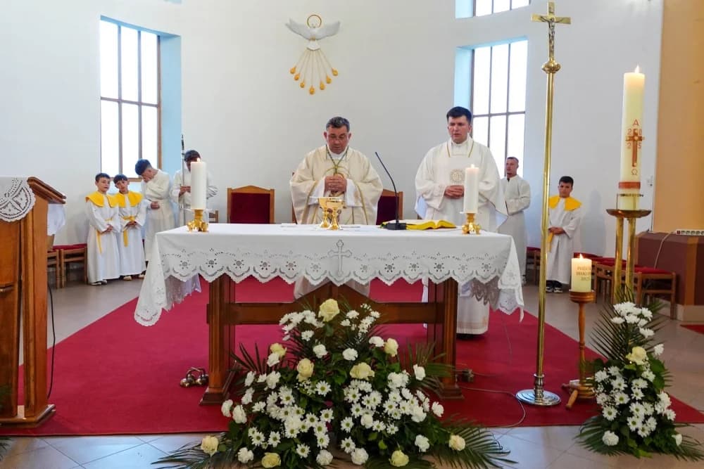 Krštenje petog djeteta roditelja Jaković u Đulovcu