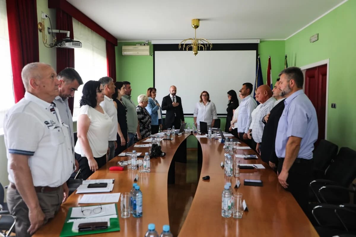 Konstituirano Gradsko vijeće Grada Pleternice - Predsjednik Domagoj Katić, potpredsjednici Marko Markota i Marko Vidakušić