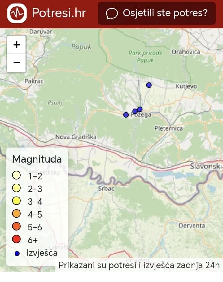 Iznad Požege zabilježena nepoznata letjelica?! Više ljudi prijavilo potres