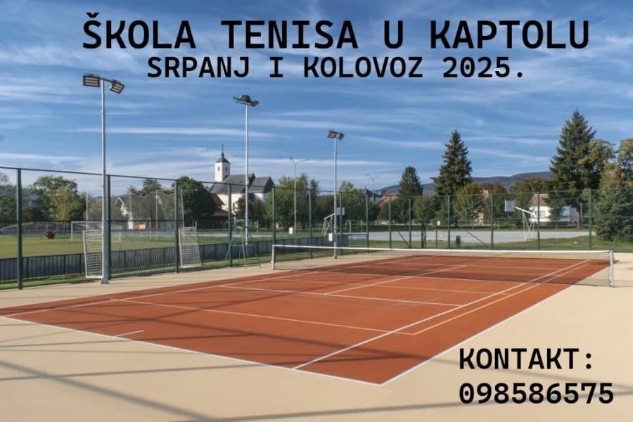 Besplatna Škola tenisa u Kaptolu