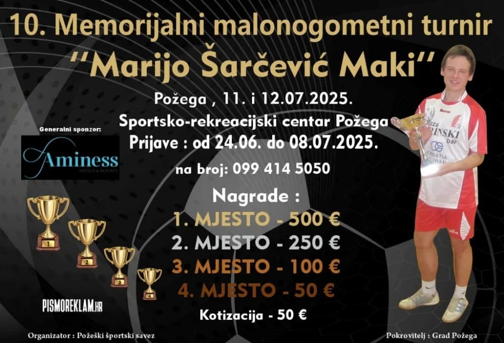 Prijave za nastup na 10. Makijevom memorijalu primaju se do utorka, 08. srpnja 2025.