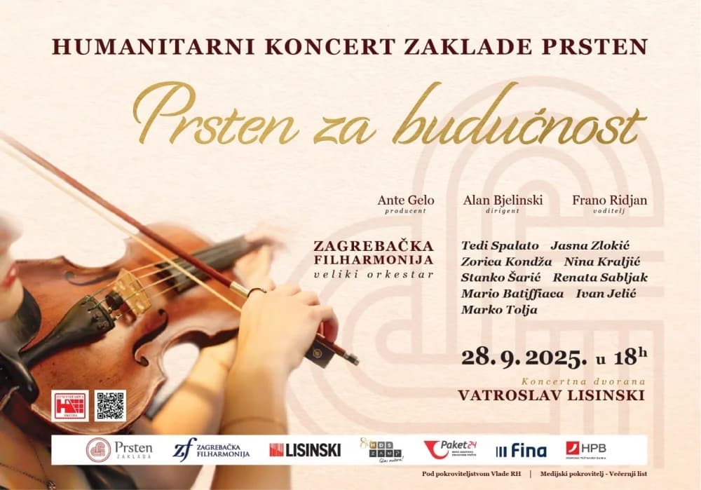 Humanitarni koncert Zaklade Prsten - Prsten za budućnost