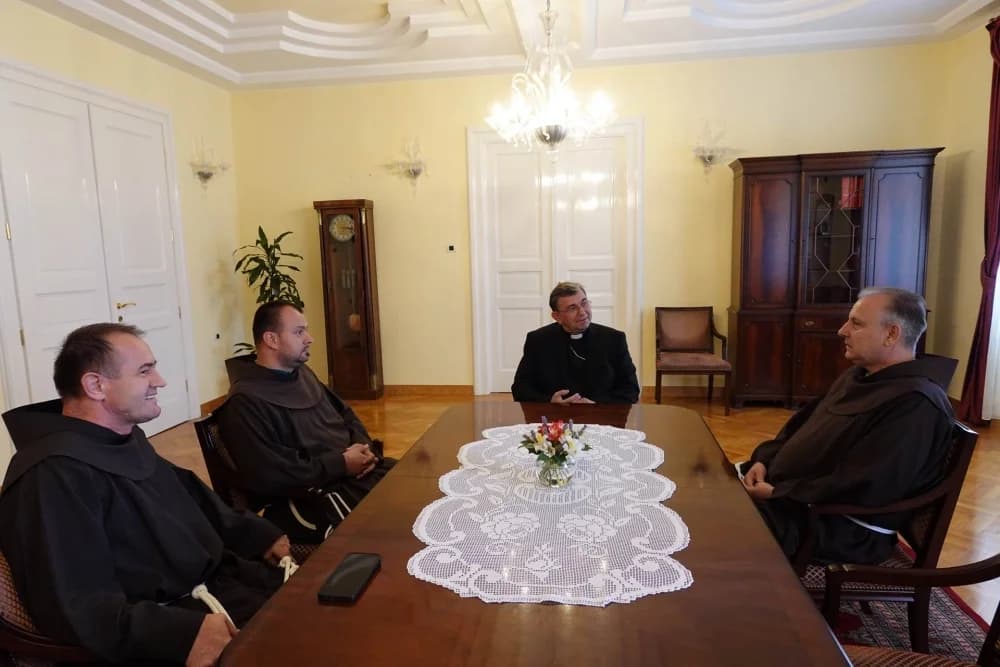 Biskup Martinović primio provincijala Franjevačke provincije Bosne Srebrene