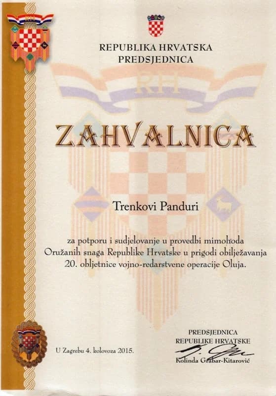 Hrvatski vojnici s europskim renomeom: Trenkovi panduri u mimohodu OSRH