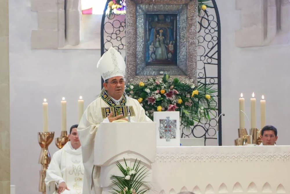 Hodočašće obitelji s brojnom djecom u Voćin