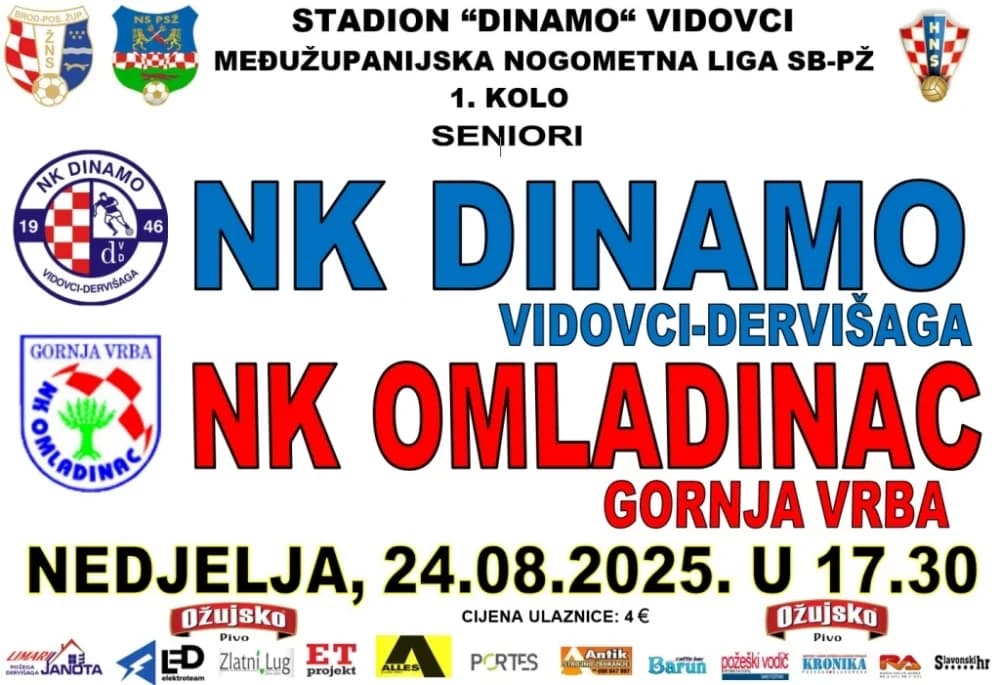 Narednog vikenda kreću prvenstva u 3. NL - Istok, MŽNL, 1. ŽNL i 2. ŽNL
