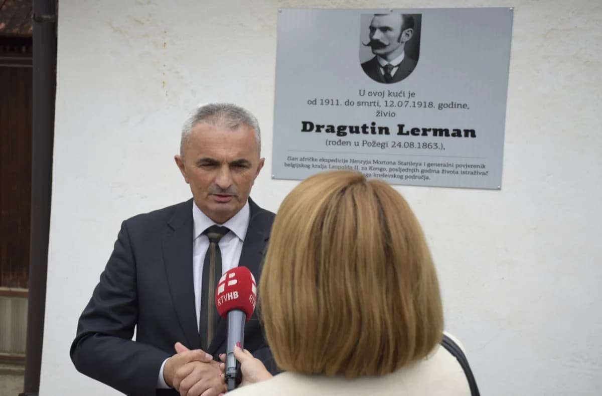 Znamenitom Požežaninu Dragutinu Lermanu postavljena spomen ploča u Kreševu