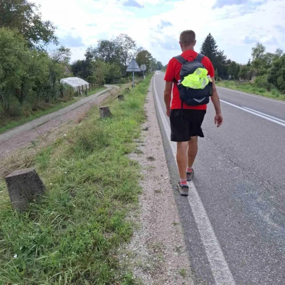 52 kilometra hoda: Vinko Krsnik iz Kutjeva na hodočašću do Koraća u Bosni
