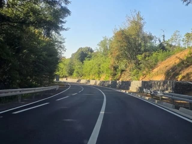 Pogledajte posljednje kadrove ceste Baćindol – Rešetari prije puštanja u promet
