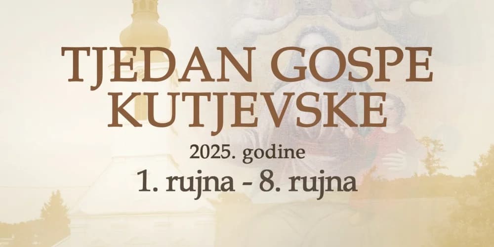 Tjedan Gospe Kutjevske 2025: Molitva, misna Slavlja i zajedništvo od 1. do 8. rujna