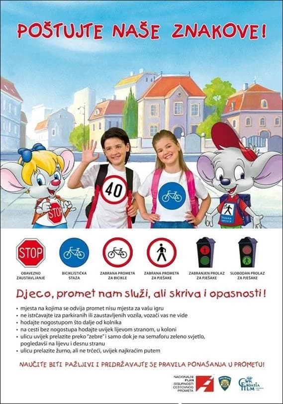 S prvim danom školske godine počinje i akcija ’’Poštujte naše znakove’’