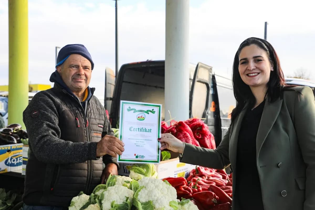 Na Gradskoj tržnici Pleternica dodijeljeni certifikati „Proizvodi hrvatskoga seljaka“
