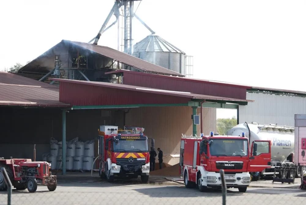 Zapalila se sušara u Golobrdcima; na terenu pripadnici JVP Grada Požege