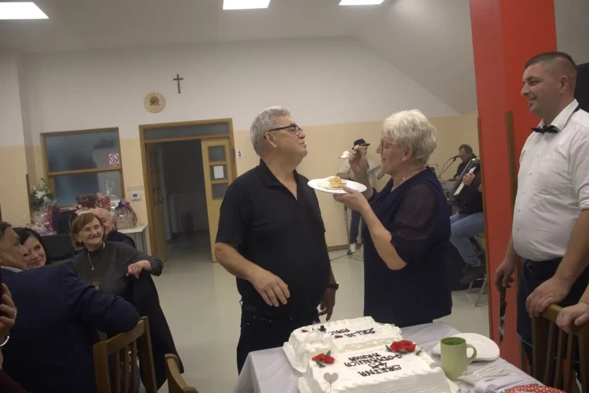 Sinovi Istrijani požurili roditeljima Blašković na proslavu jubileja braka