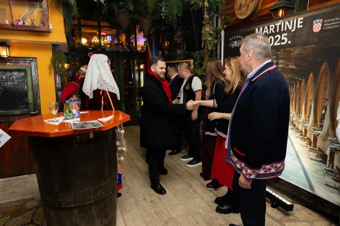 Martinje u Podgorici proslavljeno u svečanom ozračju: Vinarija Kutjevo predstavila mladu graševinu pred više od 500 uzvanika