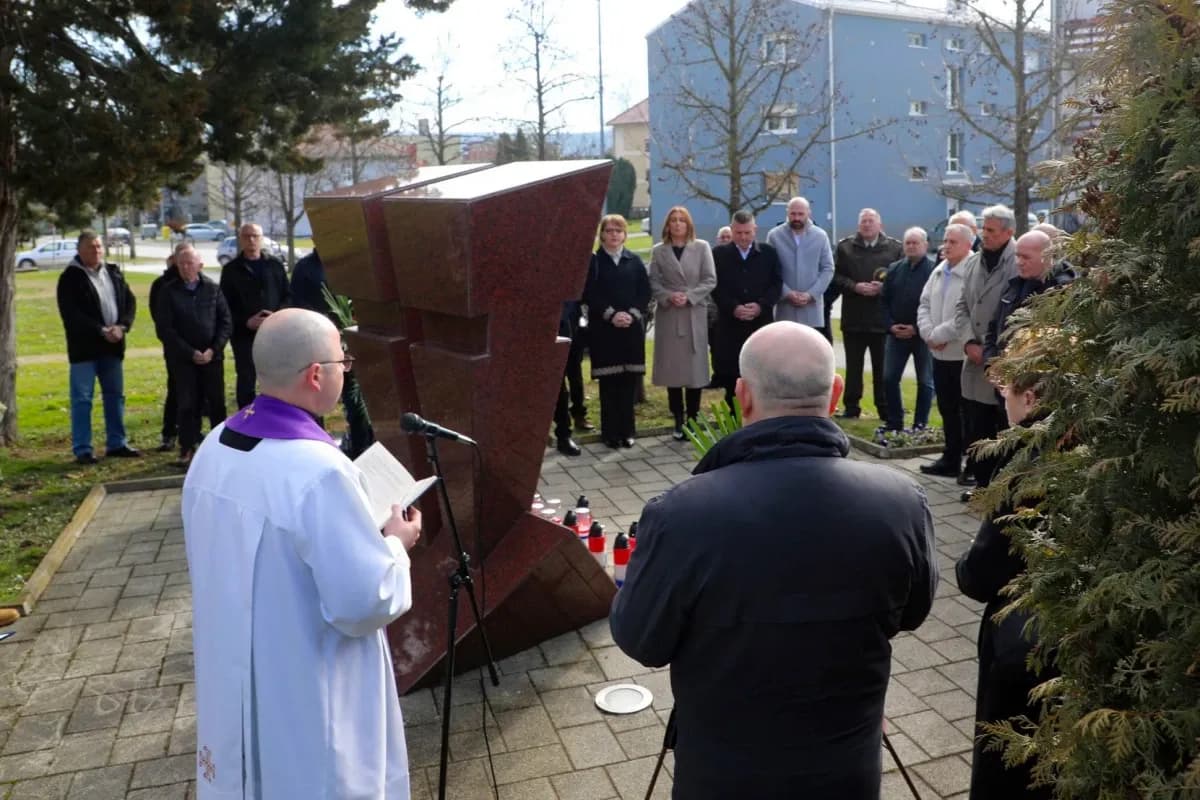 Odana počast poginulim hrvatskim braniteljima pleterničkog kraja uz hodočašće hrvatskih branitelja u Svetište Gospe od Suza